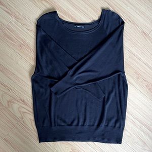Zara knit bat wing viscose sweater